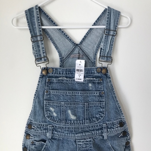 [LF] Carmar Jacobs Distressed Denim Overalls - Picture 2 of 6